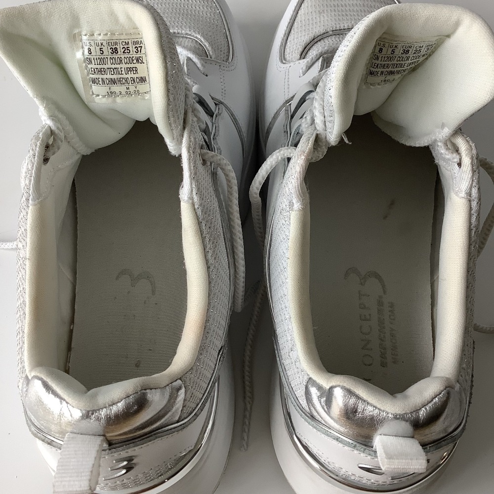 Sketchers Concept 3 Womens to Top it Off Sneakers Sz 8 - Picture 11 of 15